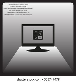 calculator. icon. vector design
