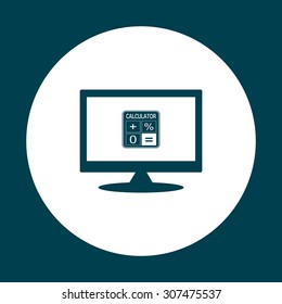 calculator. icon. vector design