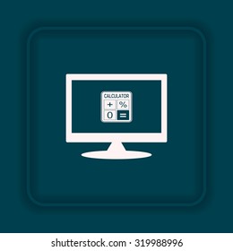 calculator. icon. vector design