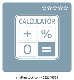 calculator. icon. vector design