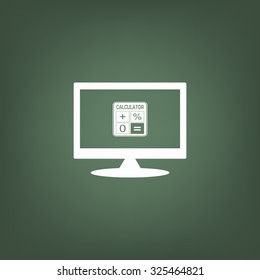 calculator. icon. vector design