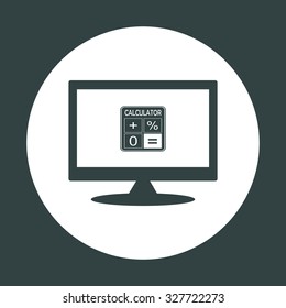 calculator. icon. vector design