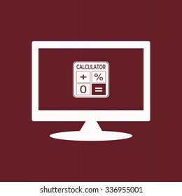 calculator. icon. vector design