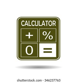 calculator. icon. vector design