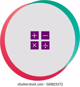 Calculator  icon. Vector design.