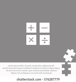 Calculator  icon Vector design.