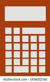 calculator icon with vector design. Can be used for banners, editing, presentations, printing.