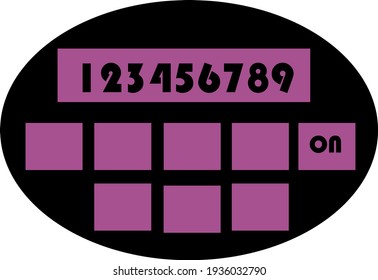 calculator icon with vector design. Can be used for banners, editing, presentations, printing.