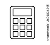calculator icon vector design illustration