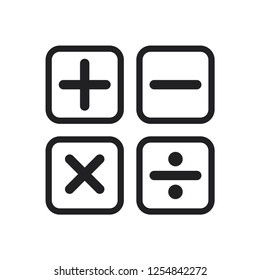 calculator icon vector design illustration