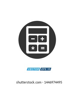Calculator Icon Vector Design Illustration 