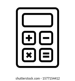 Calculator Icon Vector Design Illustration