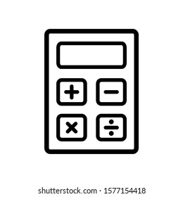 Calculator Icon Vector Design Illustration