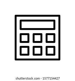 Calculator Icon Vector Design Illustration