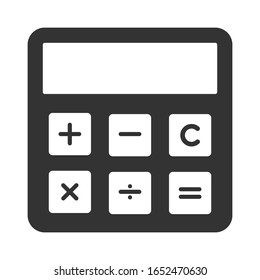Calculator Icon Vector Design Illustration
