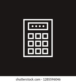 calculator icon. calculator vector design. sign design