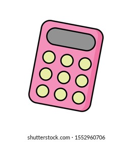 Calculator Icon Vector Design Template. Flat Icon Calcultor