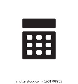 Calculator icon vector design template