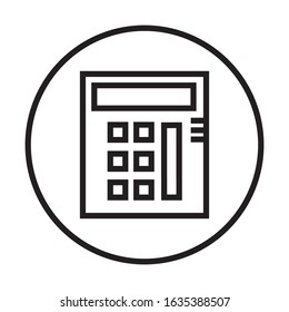 Calculator icon vector design template