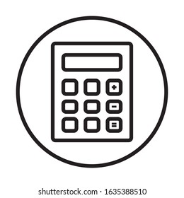 Calculator icon vector design template