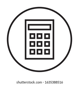 Calculator icon vector design template
