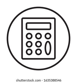 Calculator icon vector design template