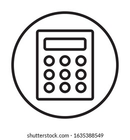 Calculator icon vector design template
