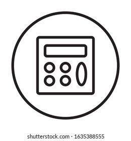 Calculator icon vector design template