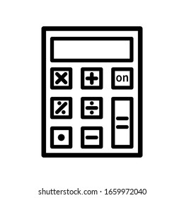 Calculator icon vector design template ilustration