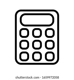 Calculator icon vector design template ilustration