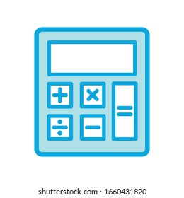 Calculator icon vector design template ilustration
