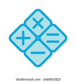 Calculator icon vector design template ilustration