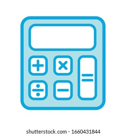 Calculator icon vector design template ilustration