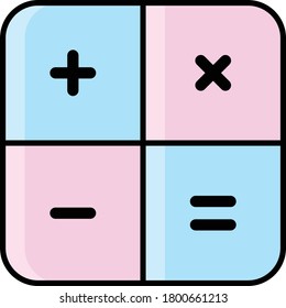 Calculator Icon Vector Design Template