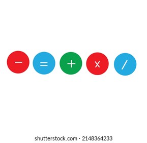 Icono de calculador símbolo de plantilla de diseño vectorial