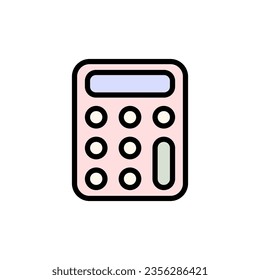 calculator icon vector design templates 