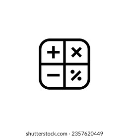 plantillas de diseño de vectores de iconos de cálculo 