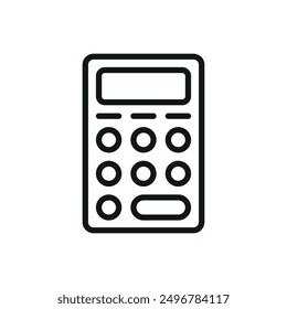 Icono de la calculadora Plantillas de diseño de Vector concepto simple y moderno