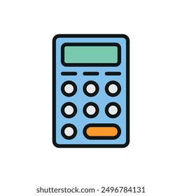 Icono de la calculadora Plantillas de diseño de Vector concepto simple y moderno