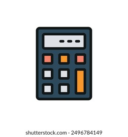 Taschenrechner Symbol Vektor Design Vorlagen einfache und moderne Konzept