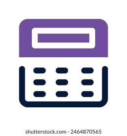 calculator icon. vector dual tone icon for your website, mobile, presentation, and logo design.