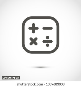 calculator icon vector eps 10