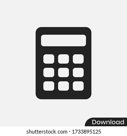 Icon-Vektor für den Rechner 10