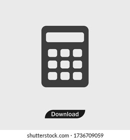 Calculator icon vector eps 10