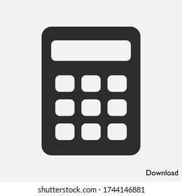 Calculator icon vector eps 10