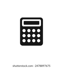Calculator icon vector. EPS 10 editable vector