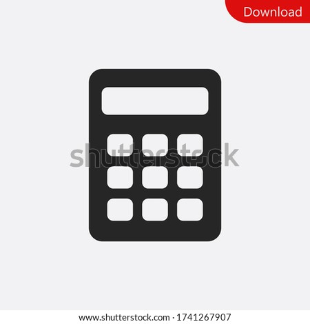 Calculator icon vector eps 10