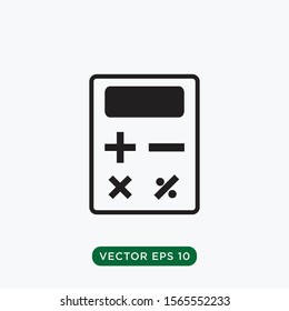 Calculator Icon Vector EPS10 , accounting