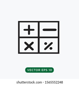 Calculator Icon Vector EPS10 , accounting