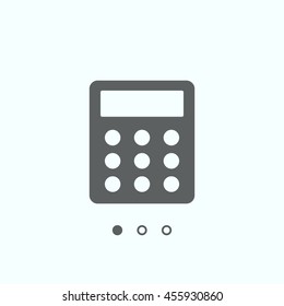 calculator Icon, vector, icon flat